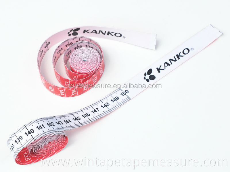 150cm promotional fiberglass sewing tailoring materials medical rulers types of tape measures with company logo and name